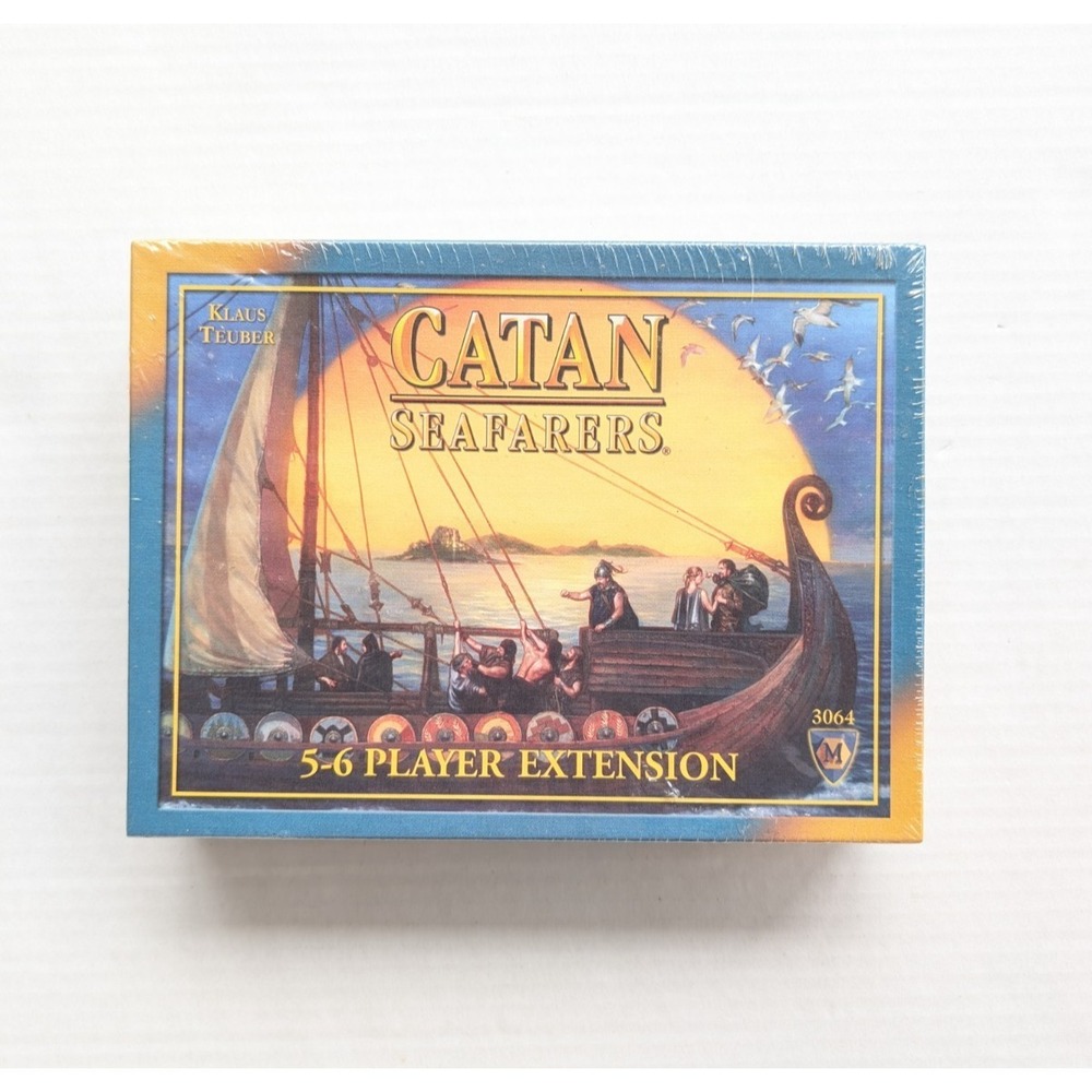 SEALED Catan Seafarers 5-6 Player Extension Expansion 3064 Board Game 2007